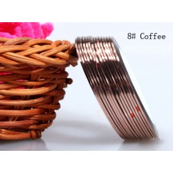 Fir metalic adeziv modele unghii #08 Folie fir metalic